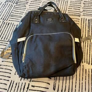 Land Diaper Bag Backpack Black